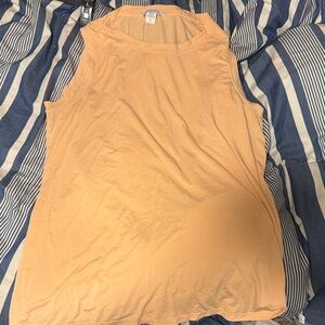 Athleta Apricot Sleeveless Top
